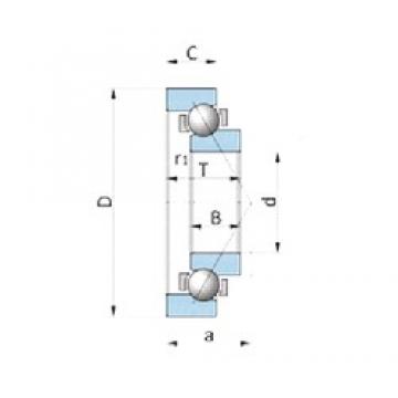 25 mm x 47 mm x 15 mm  KOYO SAC2547-2 Rolamentos de esferas de contacto angular