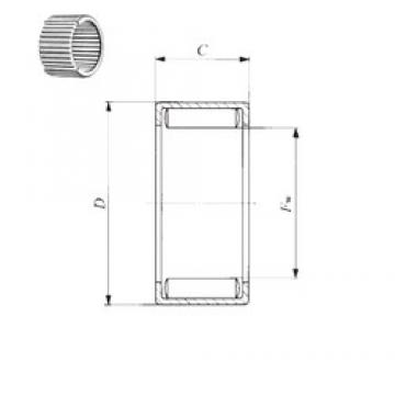 IKO YB 168 Rolamentos de agulha