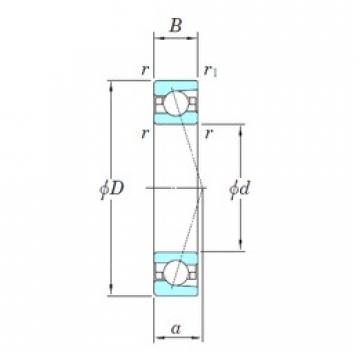 10 mm x 26 mm x 8 mm  KOYO 3NCHAC000CA Rolamentos de esferas de contacto angular