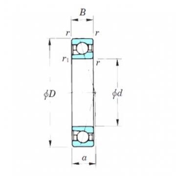 10 mm x 26 mm x 8 mm  KOYO 7000CPA Rolamentos de esferas de contacto angular