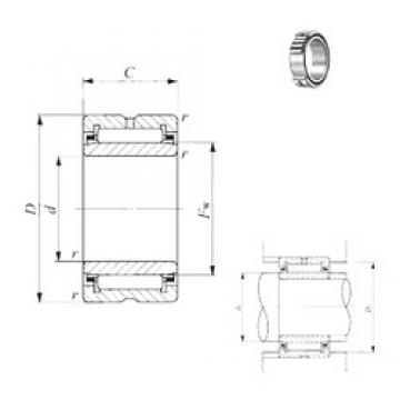 110 mm x 140 mm x 30 mm  IKO NA 4822 Rolamentos de agulha