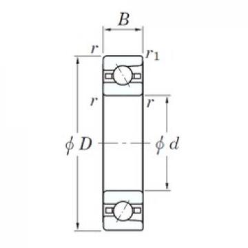 120 mm x 180 mm x 28 mm  KOYO 3NC HAR024C FT Rolamentos de esferas de contacto angular