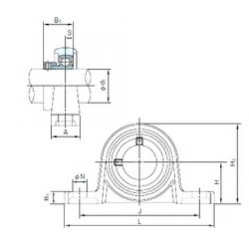 NACHI MUP004 Unidades de rolamento