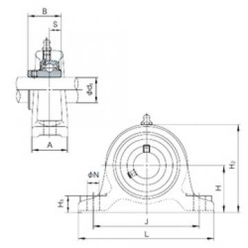 NACHI UCIP212 Unidades de rolamento