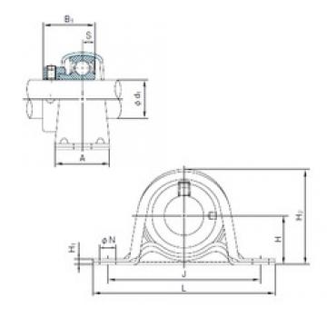 NACHI UCF203 Unidades de rolamento