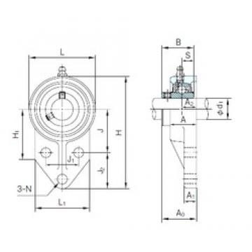 NACHI UCFK206 Unidades de rolamento