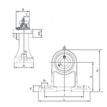 NACHI UCPH207 Unidades de rolamento