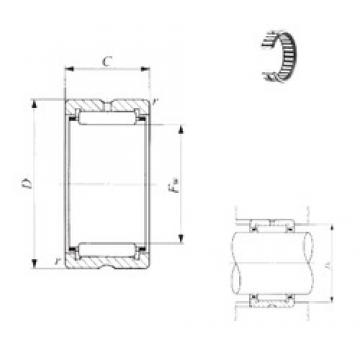 IKO RNA 4956 Rolamentos de agulha