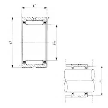 IKO TAF 405020/SG Rolamentos de agulha