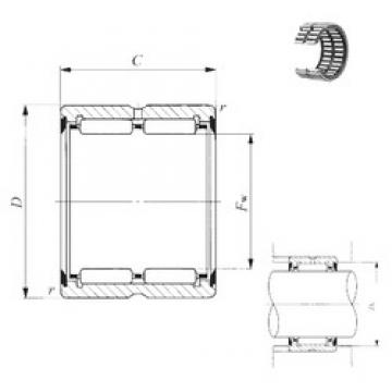 IKO RNA 6908UU Rolamentos de agulha