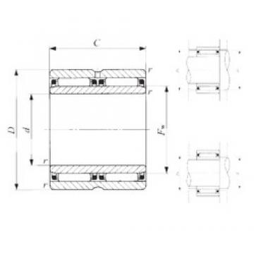 12 mm x 24 mm x 20 mm  IKO NAFW 122420 Rolamentos de agulha