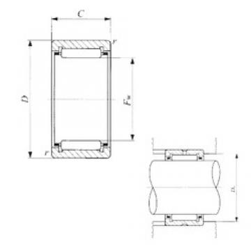 IKO TAF 182620/SG Rolamentos de agulha