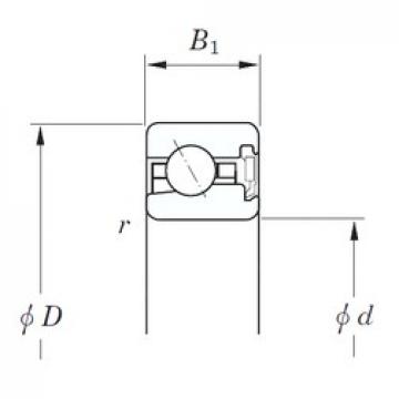 101,6 mm x 120,65 mm x 11,1 mm  KOYO KJA040 RD Rolamentos de esferas de contacto angular