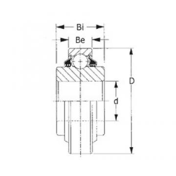 55,575 mm x 100 mm x 33,325 mm  CYSD W211PP2 Rolamentos de esferas profundas