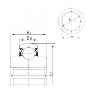 40,3 mm x 80 mm x 36,52 mm  CYSD W208KRRB6 Rolamentos de esferas profundas