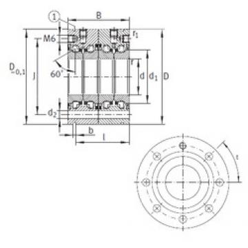 40 mm x 100 mm x 68 mm  INA ZKLF40100-2RS-2AP Rolamentos de esferas de impulso