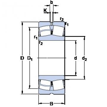 120 mm x 260 mm x 86 mm  SKF 22324 CCJA/W33VA405 Rolamentos esféricos de rolamentos