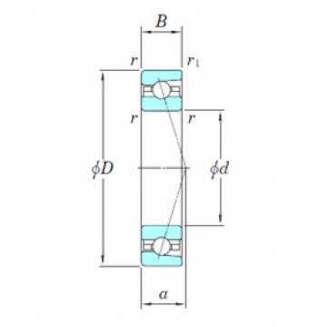 60 mm x 85 mm x 13 mm  KOYO 3NCHAC912C Rolamentos de esferas de contacto angular