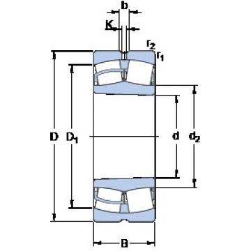 180 mm x 380 mm x 126 mm  SKF 22336 CCKJA/W33VA405 Rolamentos esféricos de rolamentos