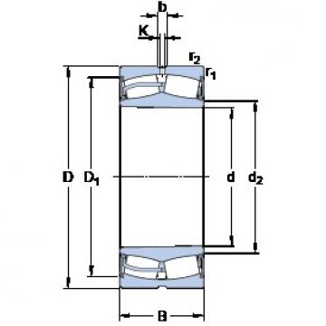 160 mm x 270 mm x 86 mm  SKF 23132-2CS5K/VT143 Rolamentos esféricos de rolamentos