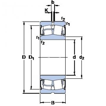 50 mm x 110 mm x 45 mm  SKF BS2-2310-2RS/VT143 Rolamentos esféricos de rolamentos