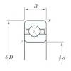 101,6 mm x 120,65 mm x 9,525 mm  KOYO KCX040 Rolamentos de esferas de contacto angular