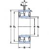 40 mm x 80 mm x 28 mm  SKF BS2-2208-2RSK/VT143 Rolamentos esféricos de rolamentos