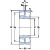 90 mm x 190 mm x 64 mm  SKF 22318 EKJA/VA405 Rolamentos esféricos de rolamentos #3 small image