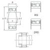 25 mm x 62 mm x 25.4 mm  KOYO 5305-2RS Rolamentos de esferas de contacto angular #3 small image