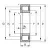 120 mm x 215 mm x 58 mm  FAG NUP2224-E-TVP2 Rolamentos cilíndricos