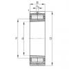 220 mm x 370 mm x 120 mm  FAG Z-565688.ZL-K-C5 Rolamentos cilíndricos