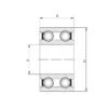 75 mm x 160 mm x 55 mm  CYSD 4315 Rolamentos de esferas profundas