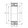 460 mm x 760 mm x 300 mm  FAG NNU4192-M Rolamentos cilíndricos