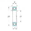 45 mm x 75 mm x 16 mm  KOYO 7009CPA Rolamentos de esferas de contacto angular