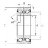 10 mm x 34 mm x 20 mm  INA ZKLN1034-2RS-PE Rolamentos de esferas de impulso