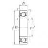 30 mm x 55 mm x 13 mm  KOYO 3NC 7006 FT Rolamentos de esferas de contacto angular