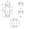 45 mm x 85 mm x 30.2 mm  KOYO 5209ZZ Rolamentos de esferas de contacto angular