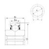 20,24 mm x 47 mm x 20,96 mm  CYSD 204KRRB2 Rolamentos de esferas profundas