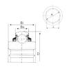 25,7 mm x 52 mm x 25,4 mm  CYSD 205KPPB2 Rolamentos de esferas profundas