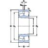 110 mm x 170 mm x 60 mm  SKF 24022 CCK30/W33 Rolamentos esféricos de rolamentos