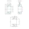 190 mm x 400 mm x 132 mm  SKF 22338 CCJA/W33VA406 Rolamentos esféricos de rolamentos