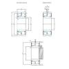 100 mm x 165 mm x 65 mm  SKF 24120-2CS5/VT143 Rolamentos esféricos de rolamentos #3 small image