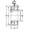 90 mm x 190 mm x 73 mm  SKF BS2-2318-2RS5/VT143 Rolamentos esféricos de rolamentos #3 small image