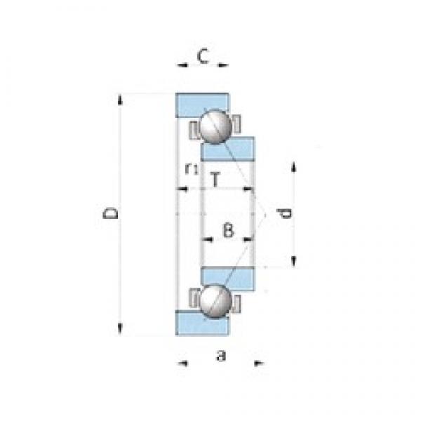 25 mm x 47 mm x 15 mm  KOYO SAC2547-2 Rolamentos de esferas de contacto angular #3 image