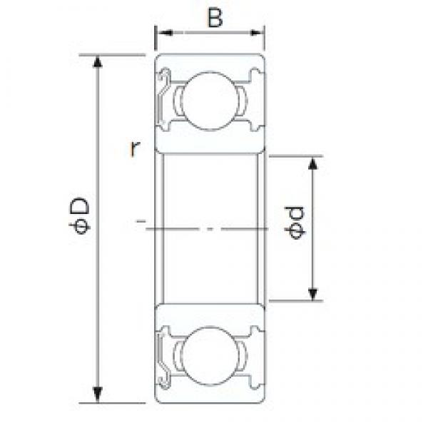 130 mm x 280 mm x 58 mm  CYSD 6326-Z Rolamentos de esferas profundas #3 image