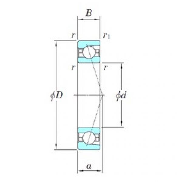 10 mm x 26 mm x 8 mm  KOYO 3NCHAC000CA Rolamentos de esferas de contacto angular #3 image