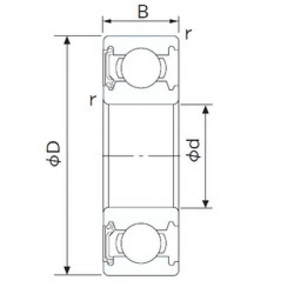 10 mm x 26 mm x 8 mm  CYSD 6000-RS Rolamentos de esferas profundas #3 image