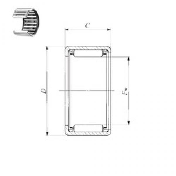 IKO BA 1418 Z Rolamentos de agulha #3 image