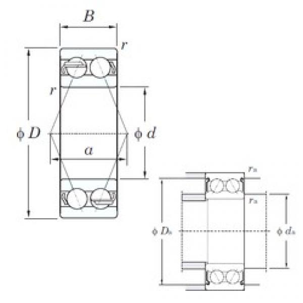 30 mm x 62 mm x 23.8 mm  KOYO 5206 Rolamentos de esferas de contacto angular #3 image