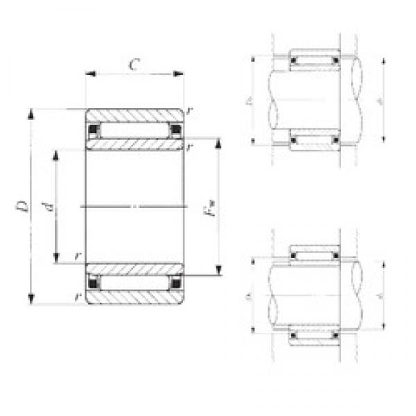 40 mm x 62 mm x 20 mm  IKO NAF 406220 Rolamentos de agulha #3 image